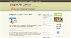 Desktop Screenshot of diaperpincorner.com